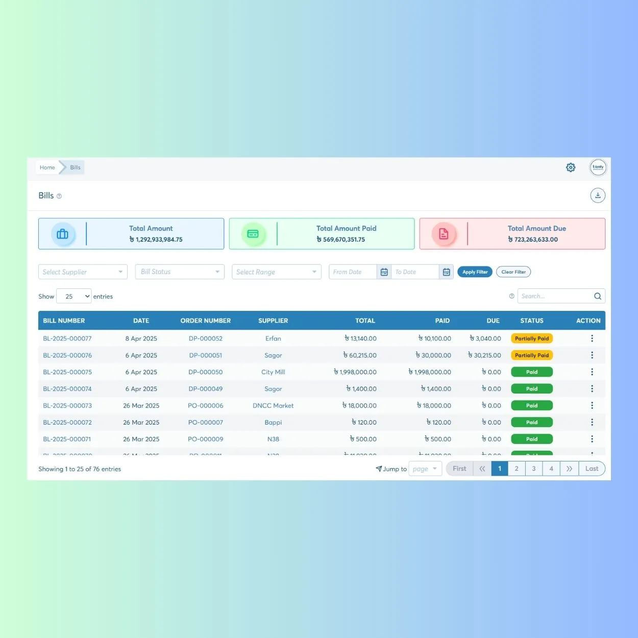 How the Bills Module Works?